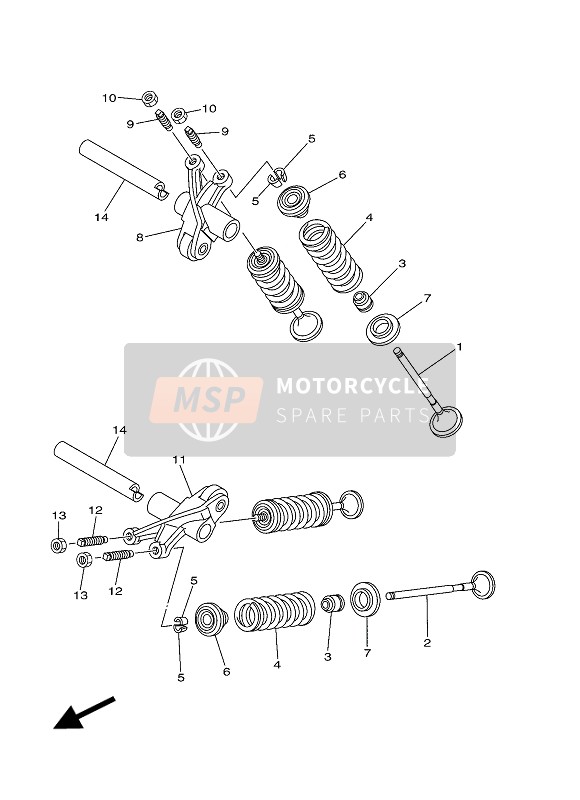 5YPE21590000, Vis,  Reglage De Soup, Yamaha, 2